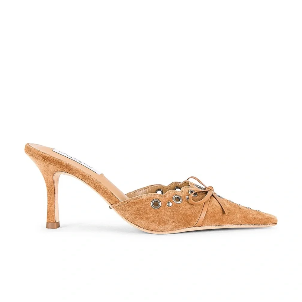 Tony Bianco Shae Mule Butterscotch Suede Size 9 - Picture 8 of 11